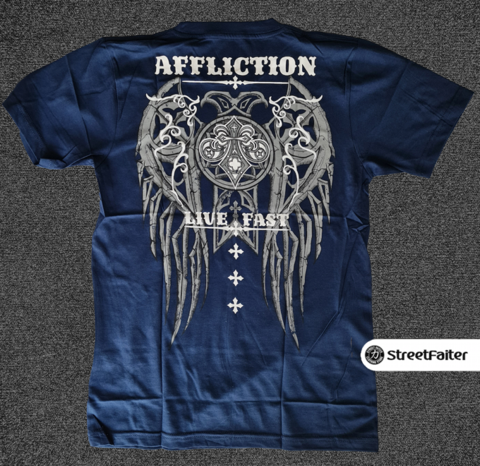 Affliction Live Fast Azul - Imagen 2